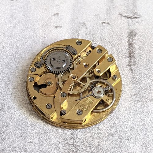 Mouvement de montre ancien 1900-1930 laiton acier 40 mm x1