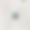 Strass cabochon goutte facettes bleu clair verre 10x7mm x1