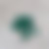 Perles cube carré vert émeraude 6x6mm x6