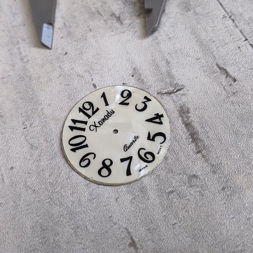 Grand cadran de montre vintage années 1950 effet nacré 40 mm x1
