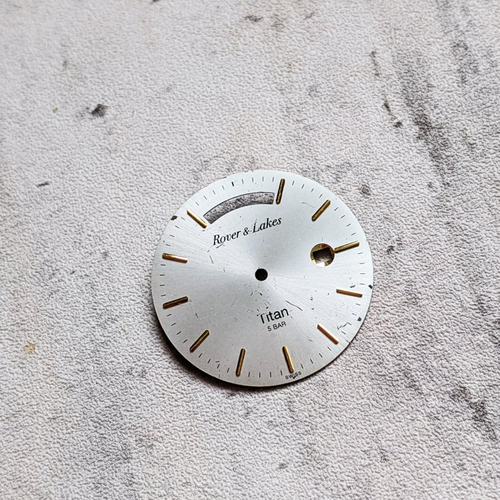 Cadran de montre rond ou cabochon plat laiton argenté 30mm x1