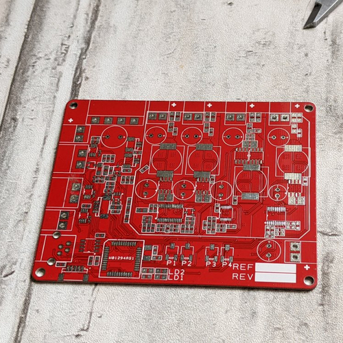 1 circuit électronique rouge argent pour loisir créatif scrapbooking bijoux découpe 98x77x2mm