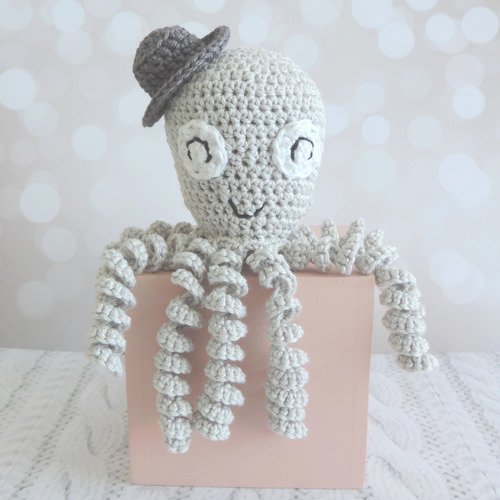 doudou pieuvre fait main