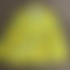 Blouse tablier d'écolière jaune à motif insectes - 4 ans