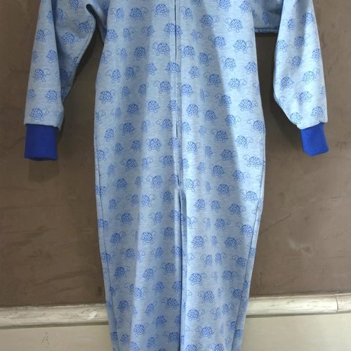 Pyjama combinaison bleu tortues - 3 ans