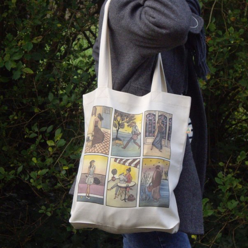 Tote-bag illustré