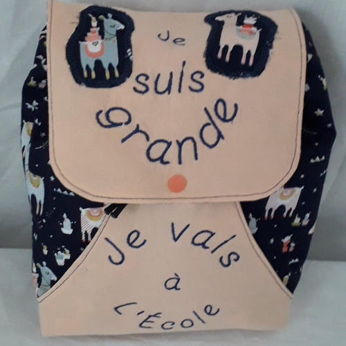 Sacs a dos maternelle  fille / personnalise