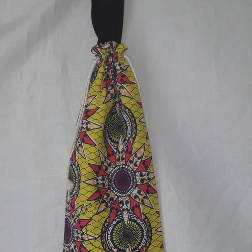 Sacs a pain - sacs a baguettes originaux / couleurs wax jaune