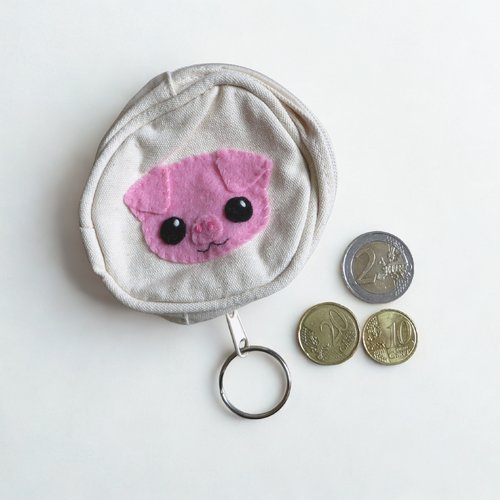 Porte monnaie cochon, cadeau pour enfants
