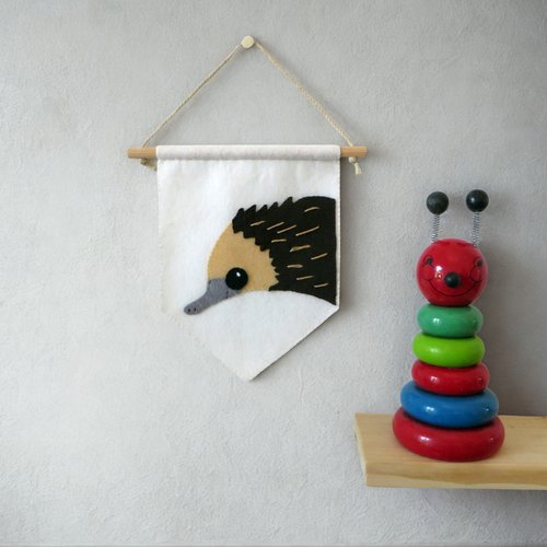 Décoration de chambre de bébé, fanion animaux du monde