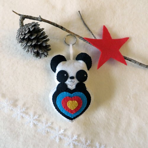 Peluche panda pour carquois, cadeau d'anniversaire tir à l'arc