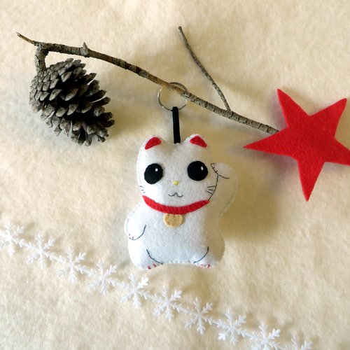 Porte-bonheur maneki neko, cadeau original