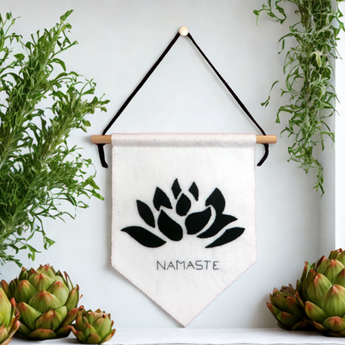 Décoration murale fleur de lotus, cadeau de pendaison de crémaillère