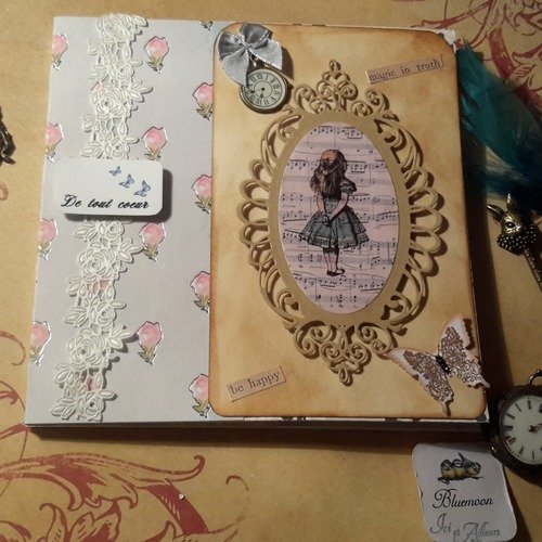  album, porte photos, papeterie, note book, embellissement, die cut, papier fantaisie,  autres motifs 3d. albumscrapbooking