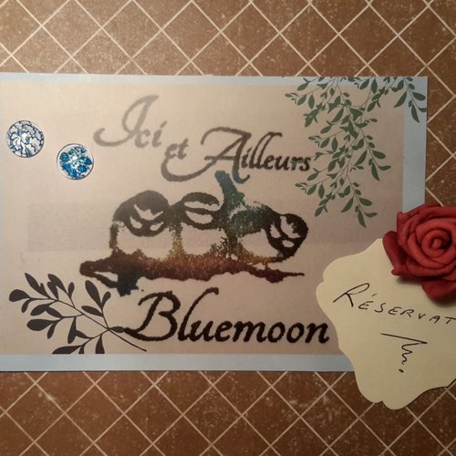 Commande réservée. pour sandrine. articles personnalisés. 