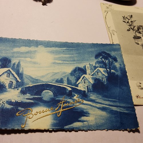Un exemplaire lot 2 cartes anciennes authentiques. années 1942