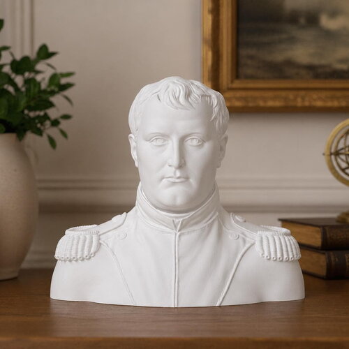 Buste de napoléon bonaparte en impression 3d pla – statue décorative style classique – sculpture historique élégante