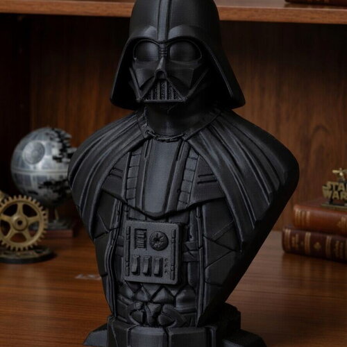 Buste seigneur sombre imprimé en 3d – figurine style science-fiction – décoration geek – cadeau original