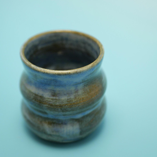Tasse à café en céramique "oxygene" - poterie artisanal fait-main - inspiration nature - petite tasse expresso minimaliste émaillée