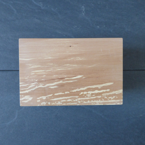 Boîte artisanale en bois d’alisier – modèle jumbo classique – fait main