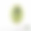 Appliqué thermocollant petite fille gorjuss cadre tissu santoro vert jaune flex pailleté patch repasser motif applique écusson sans couture