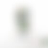 Appliqués thermocollants chouette à lunettes liberty emilia's flower vert mauve flex pailleté patch à repasser hibou liberty appliques