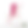 Appliqués thermocollants fée sur une licorne en liberty mitsi valeria rose rose et tissu pailleté fuchsia patch à repasser motif fée liberty