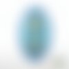 Appliqués thermocollants petite fille gorjuss lapin cadre tissu santoro flex pailleté bleu patch à repasser fillette motif écusson