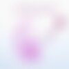Appliqué thermocollant fée lune  étoiles tissus pailletés rose bonbon (coloris personnalisable) patch à repasser motif féerique écussons