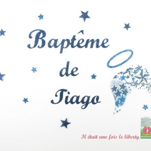 Appliques Thermocollants Bapteme Avec Personnalisation Du Prenom De L Enfant Un Grand Marche