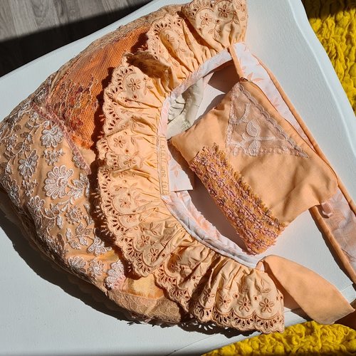 Sac cœur saumon