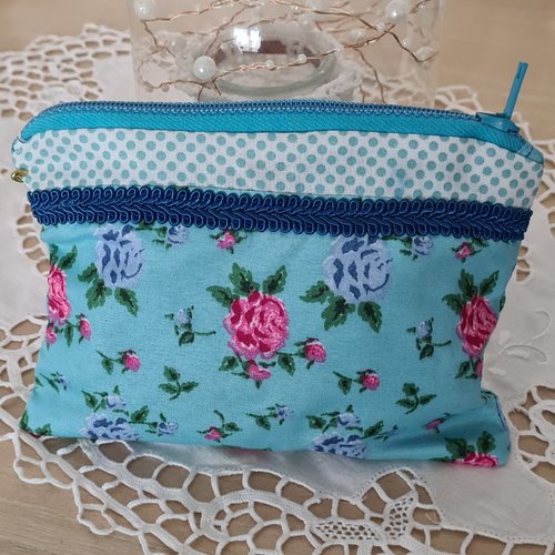 Trousse turquoise