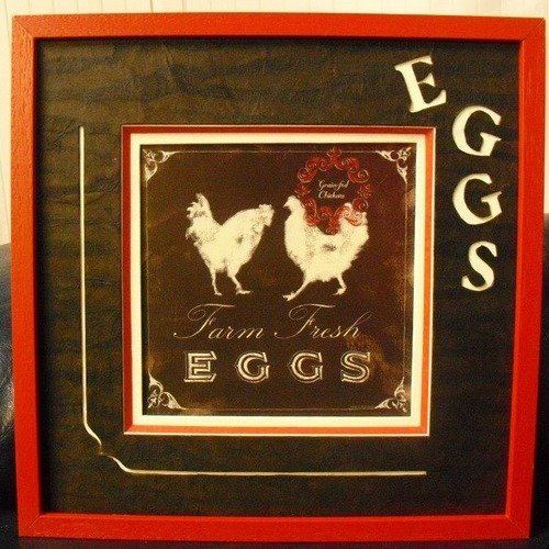 Cadre:" egg's "pour la cuisine