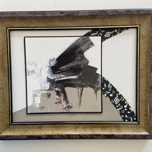 Cadre " le pianiste "