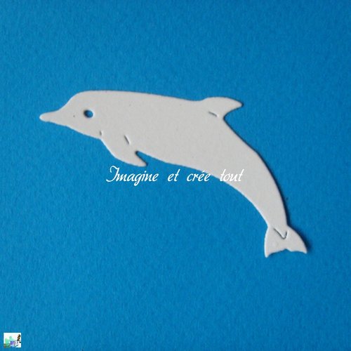 Découpe dauphin, mammifère, aquatique, mer, ocean, embellissement, déco, découpe en papier dessin
