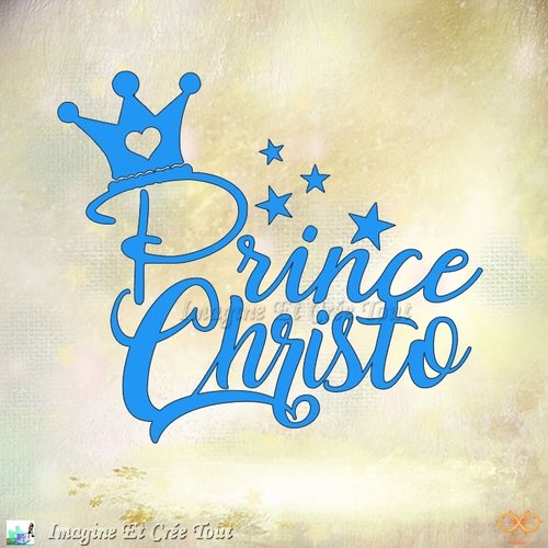 Sticker, prince, porte, garçon, vinyle brillant