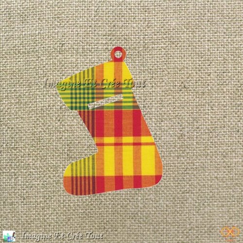 Découpe, ornement, botte, noël, sapin, décembre, déco, embellissement, thème madras