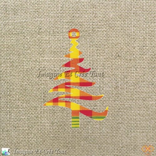 Découpe, ornement, sapin, noël, décembre, déco, embellissement, thème madras