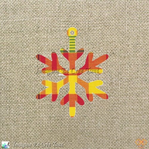Découpe, ornement, flacon, neige, noël, décembre, déco, embellissement, thème madras