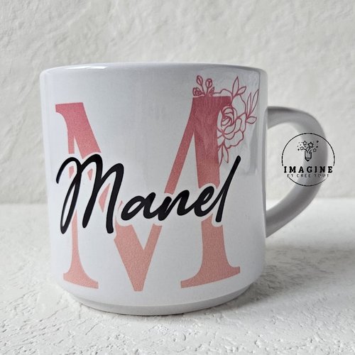 Mug, tasse, personnalisation, prénom, sublimation (prénom à préciser)