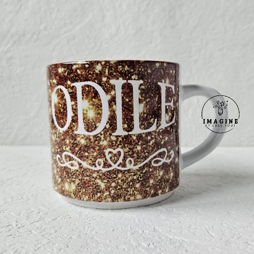 Mug, tasse, personnalisation, prénom, sublimation (prénom à préciser)