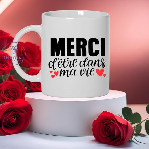 Mug, tasse, personnalisation, mot, sublimation, love, saint valentin, février, cœur, amour
