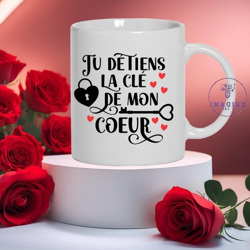 Mug, tasse, personnalisation, mot, sublimation, love, saint valentin, février, cœur, amoureux