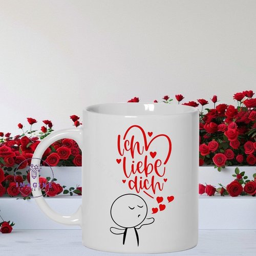 Mug, tasse, personnalisation, mot, sublimation, love, saint valentin, février, allemagne