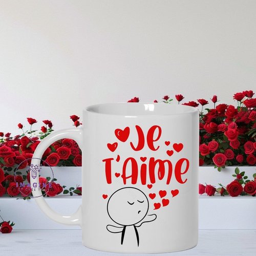 Mug, tasse, personnalisation, mot, sublimation, love, créole, saint valentin, février, france