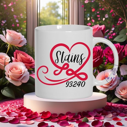 Mug stains - commune - love - plaine commune - salle paul éluard - mairie - médiatheque louis aragon - cadeau à offrir