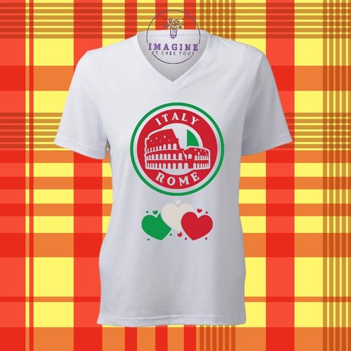 T-shirt personnalisé pour femme - le panthéon - colisée - italie - rome - pape françois - le vatican - basilique saint-pierre - venise