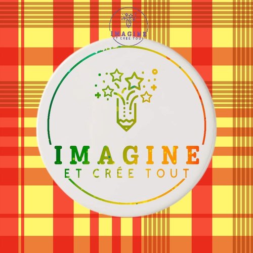 Sous verre en céramique - sublimation - logo - boutique - iect - scrapbooking - fait main - créations - artisanat