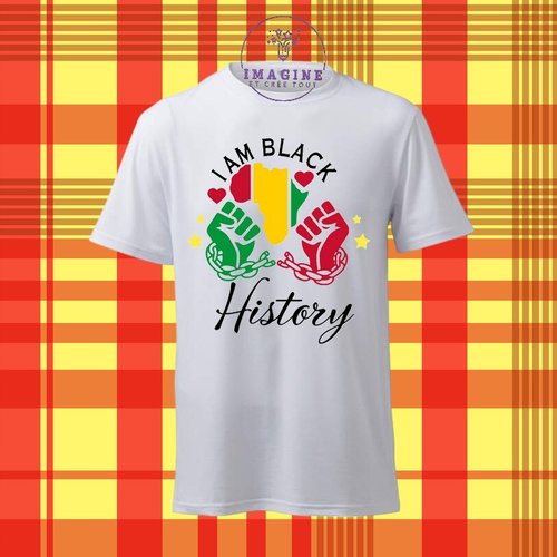 T-shirt personnalisé pour homme - ras du cou - abolition - esclavage - liberté - commémoration - peuple - racine - afrique
