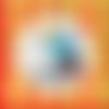 Sous verre en céramique - sublimation - madinina - martinique - 972 - fond marin - soleil - poissons - coraux - océan